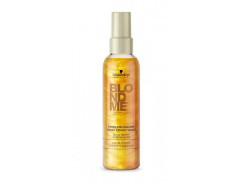 Schwarzkopf Blondme Shine Enhancing Spray Conditioner Spindesio Šviesintiems Plaukams Suteikiantis Purškiamas Kondicionierius  150ml